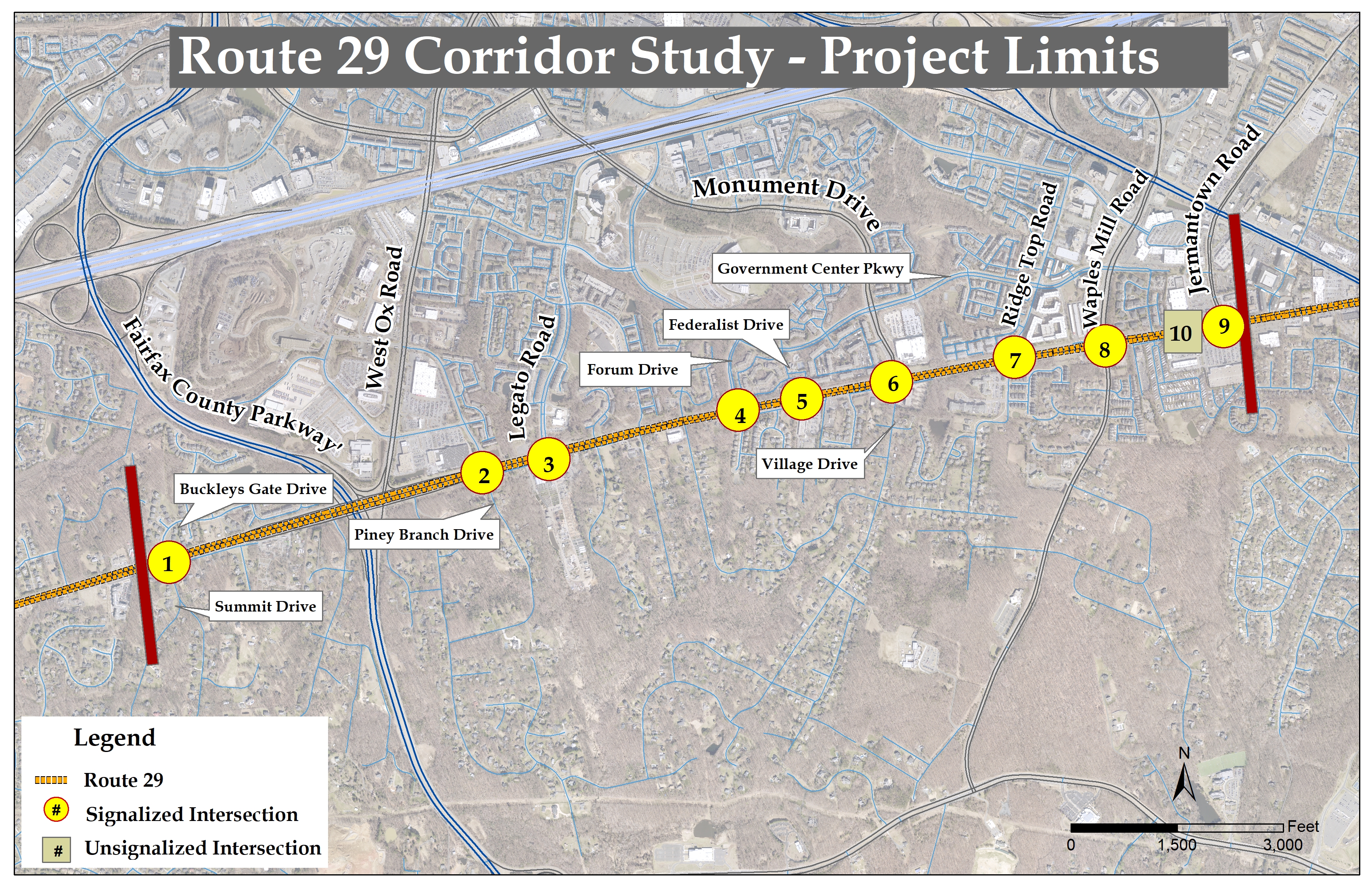 Route 29 Corridor Study Limit_v1 Update image